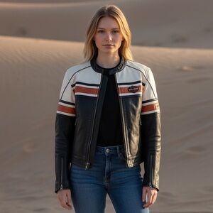 Vintage Y2K Limited Edition Rare Harley-Davidson Leather Anniversary Coat